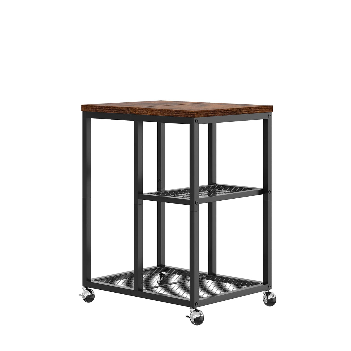 JOIN IRON Printer Stand with Storage Shelf for Home Office Storage, Printer Table with Wheels,CPU Rack, Mobile Computer Trolley, Office cart,Utility Carts,Office Lateral File Cabinets JOIN IRON