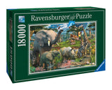 Ravensburger at The Waterhole - 18000 Piece Jigsaw Puzzle for Adults – Softclick Technology Means Pieces Fit Together Perfectly Ravensburger