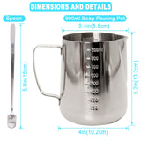 Femitu Soap Making Kit with Electronic Hot Plate, DIY Soap Making Supplies for Adults and Beginners, Including Silicon Soap Mold, 1.1 lb Glycerin Soap Base, Pouring Pot Femitu