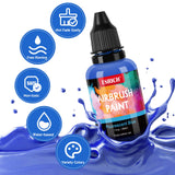 ESRICH Airbrush Paint 52 Colors (1 oz) with 4 Thinner,Air Brush Painting Set Acrylic Ready to Spray, Air Brushes Paint,Water-Based Airbrush Paint Set for Metal,Plastic,Canvas,Wood,Air brush Paint Kit ESRICH