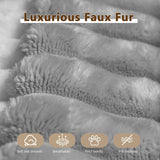 107.5" Cloud Modular Sectional Couch with 1 Ottoman,Modern Minimalist Upholstered Couches, Comfort U Shaped Sofa for Living Room,Deep Seat Corner Couch，No Assembly Required (Grey,Right Facing Chaise) Settab