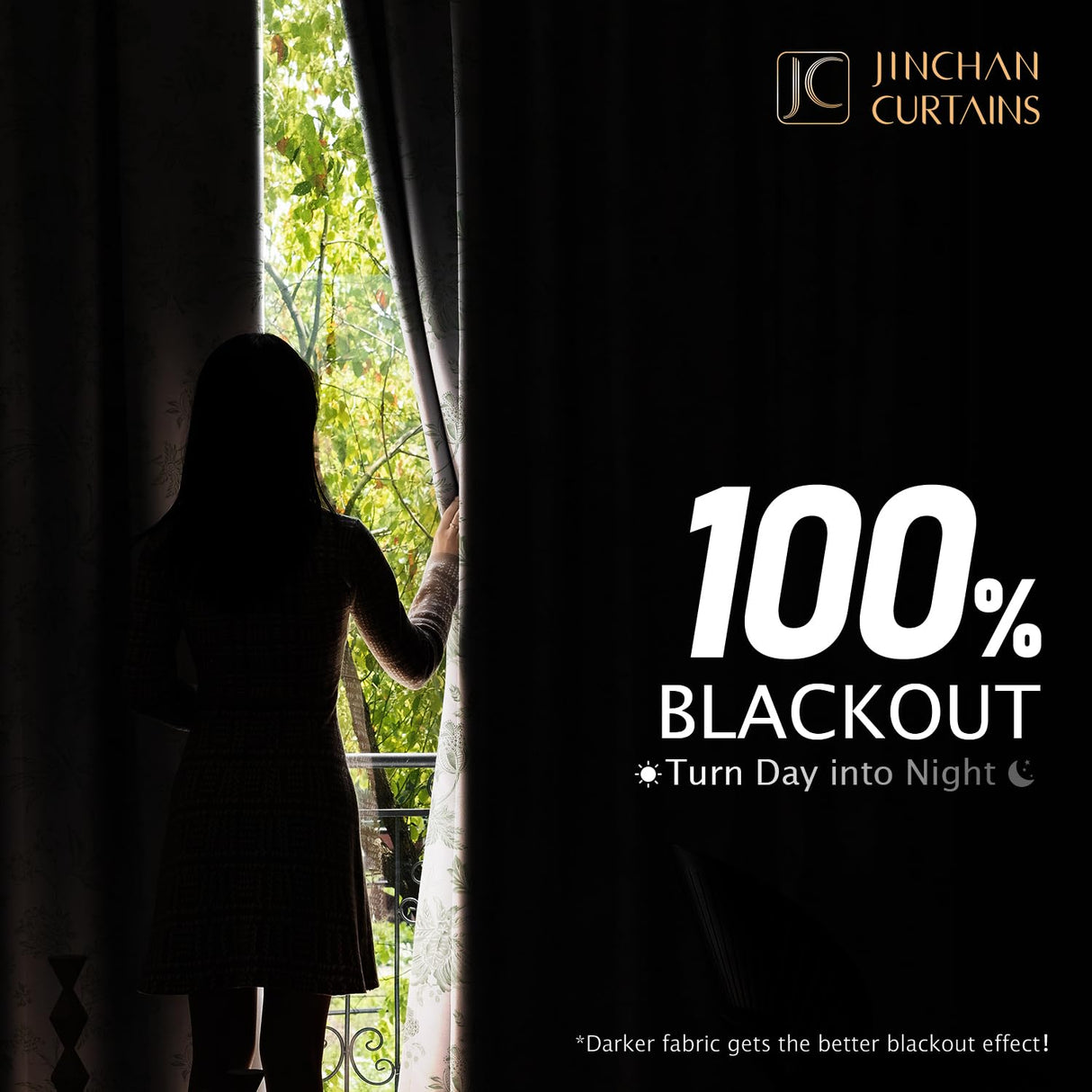 jinchan 100% Blackout Floral Curtains for Bedroom, 108 Inches Long Printed Flower Black Out Curtains, Extra Long Back Tab Sage Green Window Treatment Farmhouse Drapes Set 2 Panels Green jinchan