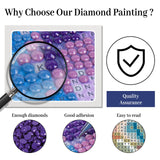 Beach Diamond Art Kits for Adults, Sea Stone Diamond Painting Kits for Adults Beginners, DIY 5D Beach Landscape Diamond Painting with Round Gem Art Kits for Gift Home Wall Decor 12x16 Inch Fountor