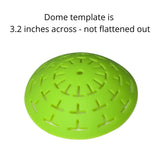Silicone Mold for Making Smooth Rocks and Stones for Art - Includes Dome Template - Design #1 by Happy Dotting Company - Reusable for Art Including Mandala Dotting - Drawing Painting DIY Crafts Happy Dotting Company