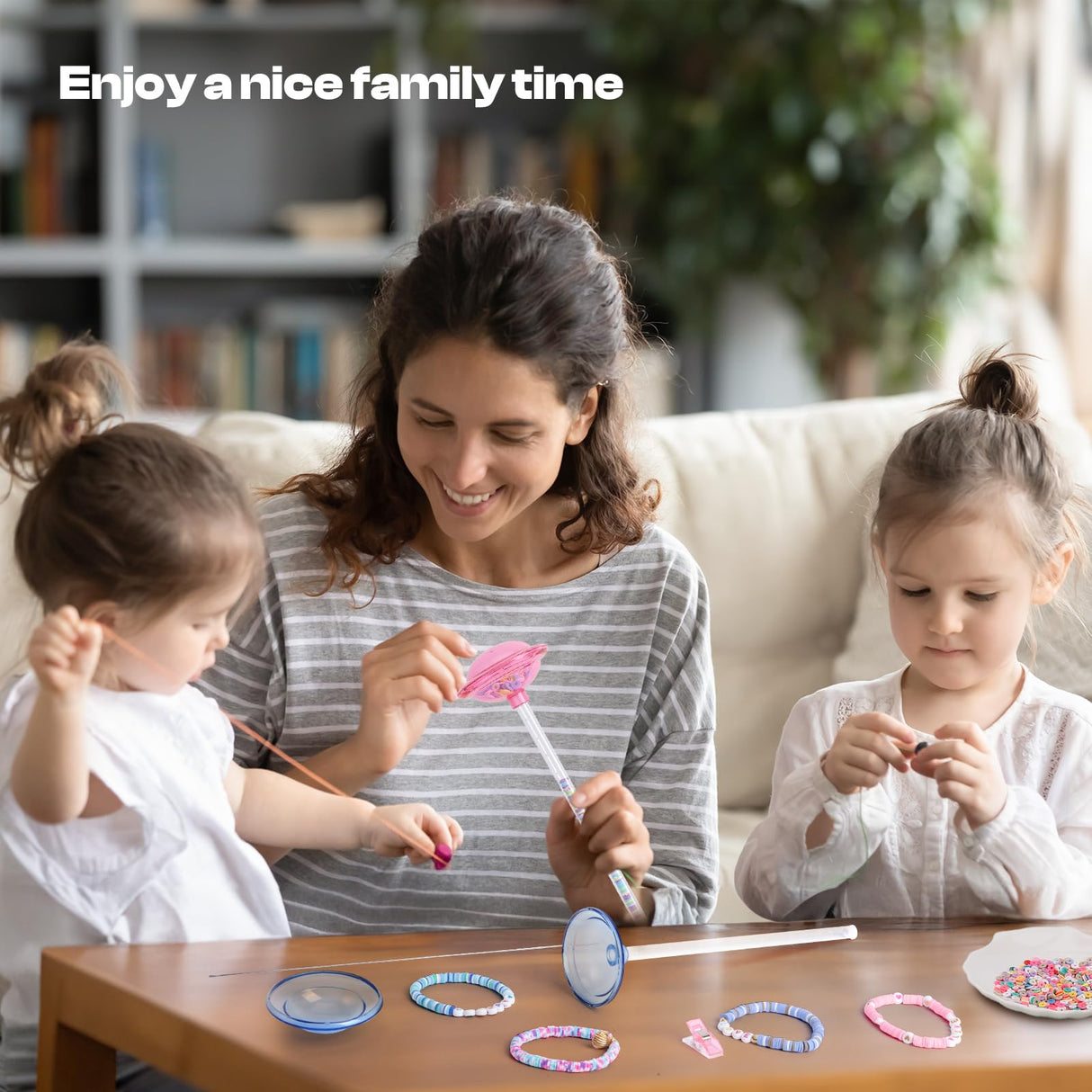 Caydo 4 Pack Bead Funnel with Graduated Scale and Lid, Clay Beads Beading Tools Kit, Beading Funnel for Clay Beads, Beading Supplies for Clay Bracelet, Beading Tools with Beading Needles Caydo