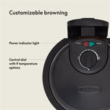 BELLA Classic Rotating Belgian Waffle Maker with Nonstick Plates, Removable Drip Tray, Adjustable Browning Control and Cool Touch Handles, Black BELLA