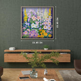 Flower Puzzle for Adults 1000 Pieces, Floral Art Plant Puzzle, Colorful Painting Garden Jigsaw Puzzle PICKFORU