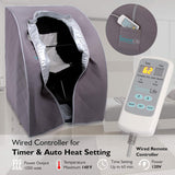 SereneLife Portable Infrared Home Spa | One Person Sauna | with Heating Foot Pad and Portable Chair SereneLife