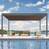 Eden's Decor Straight Flat-Edged Sun Shade Sail Rectangular 6' x 15' Brown UV-Blocking Outdoor Canopy Fabric Cloth Awning for Pergola Patio Garden Backyard Custom Size Eden's Decor
