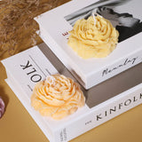 2 Pack Peony Candle Rose Tulip Silicone Wave Spiral Candle Mold - Silicone Resin Casting Molds for Candle & Resin & Soap Craft Supplies EVERELAM