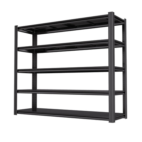 LI JIU HOME 72“H Garage Shelving Heavy Duty Storage Shelves 3500 LBS Adjustable Metal Shelving Uints and Storage for Garage,Warehouse,School,Commercial,Business, 62 "W x 24 "D x 72 "H (5T 72*62*24) LI JIU HOME