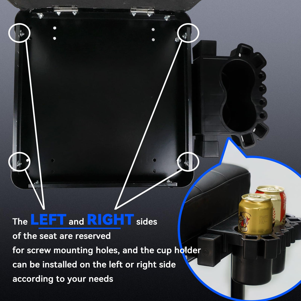 FreekyFit Rolling Creeper Garage/Shop Seat for Men, Padded Mechanics Stool with Tool Tray Storage for Garage, Rolling Workshop Stool with Wheels, Auto Creeper Seat, 330 LBS Capacity, Heavy Duty, Black FreekyFit