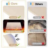 Favfully Dedicated Pizza Stone For Ninja Woodfire Outdoor Oven OO101(OO100 series), Heavy Duty All-Natural Cordierite Pizza Stone Specially Design For Ninja OO101, Thickened Durable Pizza Stone, Gray Favfully