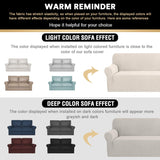 PrinceDeco Stretch Loveseat Sofa Cover Slipcover Couch Cover for 2 Cushion Sofa Washable Sofa Cover for Pets Friendly Furniture Protector Covers with Non Slip Bottom(Loveseat, Ivory) PrinceDeco