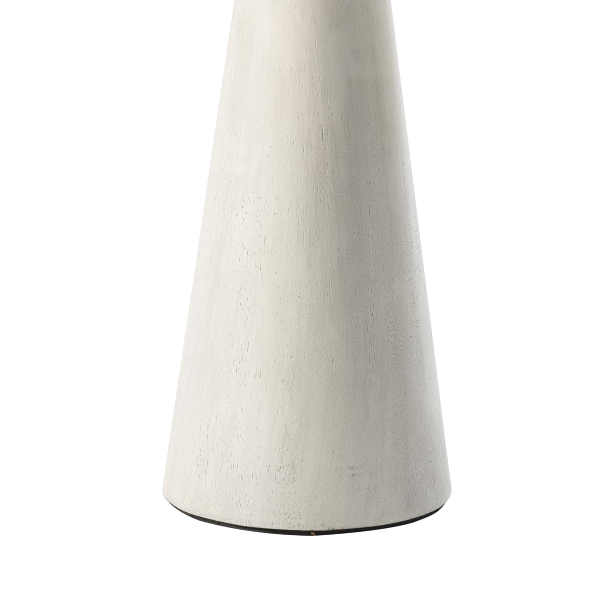 COZAYH Farmhouse Pedestal Small End Table Round Martini Table Wood Plant Stand Rustic Drink Table for Small Space Living Room, Bedroom, White COZAYH