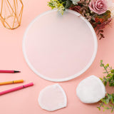 Gejoy 24 Pcs Foldable Flying Disc Fans Set Beach Flying Disc for Party Gift Halloween Christmas New Year (White Color) Gejoy