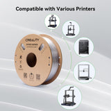 Creality Hyper PETG Filament 1.75mm for K1 Max, 3D Printer Filament Designed for High Speed 30-600mm/s, 1kg(2.2lbs)/Spool Gray PETG Filament, Dimensional Accuracy +/- 0.03 mm, Fits for 3D Printers Creality