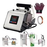 ColorSub 3 in 1 40 OZ Tumbler Heat Press Machine 11 OZ 15 OZ Mug Press Sublimation Machine for Sublimation 40 OZ Tumbler with Handle Straight Tumblers Bottles Mugs Glass Cup Printing White ColorSub
