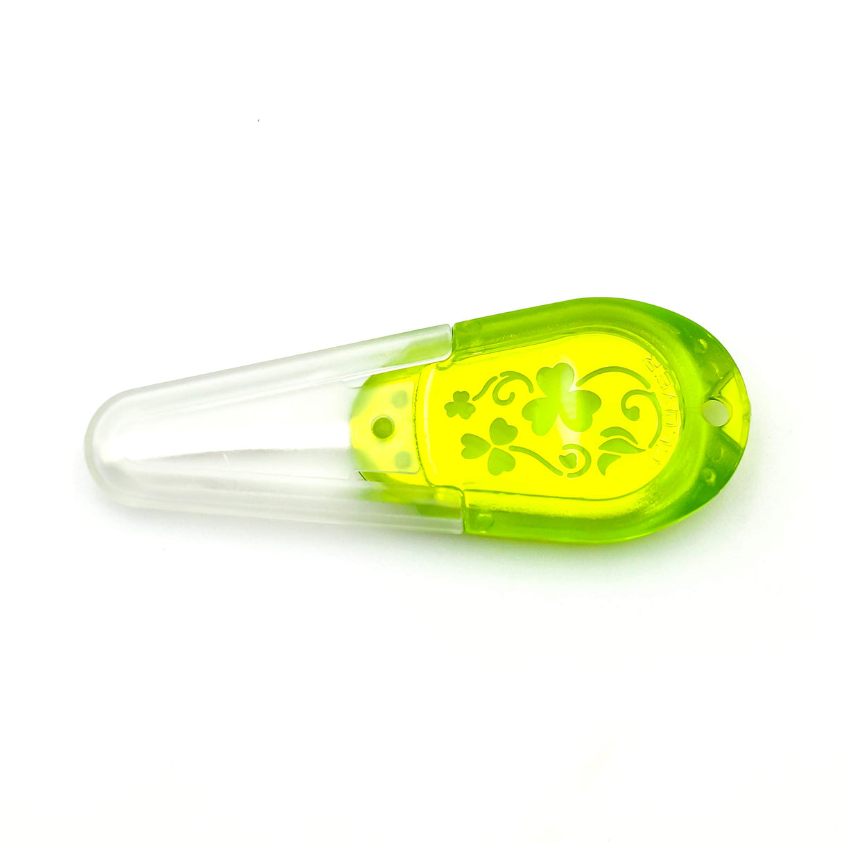Clover 8611 Needle Threader for Embroidery Needles-Apple Green Clover