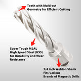 Annular Cutter 1/2" Diameter x Depth of Cut 2", Mag Drill Bits by S&F STEAD & FAST S&F STEAD & FAST