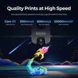 FLASHFORGE Adventurer 5M 3D Printer with Sparkle Sky Blue ASA 1KG FilaBees