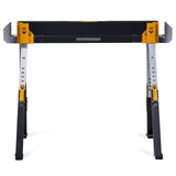 ToughBuilt - Folding Sawhorse - Sturdy, Durable, Lightweight, Heavy-Duty, 100% High Grade Steel - Adjustable up to 4x4 Size Support Arms - 1300 LB Capacity - (TB-C700) - 2 Pack ToughBuilt