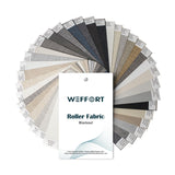 WEFFORT Motorized Blind,Work with Homekit Thread-Enabled, 100% Blackout Smart Shades with Remote Control, Electric Roller Shade,Multi-Color Samples WEFFORT