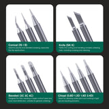 HANGLIFE 900M Soldering Iron Tips for Hakko, Yihua, Atten, Quick, Ryobi, and More Soldering Stations/Guns - Replacement Solder Tips for Welding Equipment & Accessories (12 pcs) Hanglife