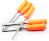 LBY 5 Sizes Wood Chisel Set, 6/8/10/12/14mm(.24''/.31''/.39''/.47'') Woodworking and Carving Chisels Assortment Kit LBY