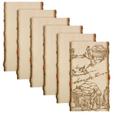 Briwooody 6 Pcs Hollow Wood Plank Live Edge Woodslab Unfinished Wood Boards for Crafts Rustic Wooden Plaque for DIY Burning Home Decor Weddings(11 x 7-9 Inch) Briwooody