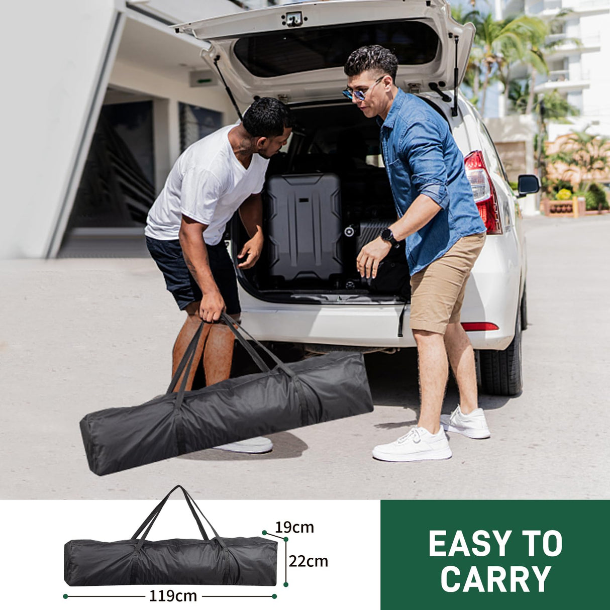 VINGLI 10x10 Pop Up Canopy Tent with Sidewalls, Outdoor Gazebo Canopy Tent, Patio Event Tents Outdoor Commercial Canopy for Parties (White) VINGLI