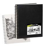 Conda 8.5"x11" Hardbound Sketch Book, Double-Sided Hardcover Sketchbook, Spiral Sketch Pad, Durable Acid Free Drawing Art Paper for Adults conda