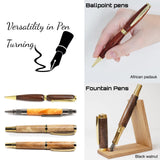 DICHA Wood Pen Blanks for Turning-Pen Blanks for Woodturning Burl-Black Walnut,Hard Maple,Merbau,Cherry,Beech,African Padauk-3/4" x 3/4" x 5" (30 Pack) DICHA