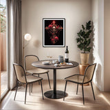 5D Skull Diamond Art Kits for Adults, Cross Diamond Painting Kits for Beginners, Gothic DIY Full Round Drill Diamond Dots Gem Art Crafts for Adults, Home Wall Halloween Decor Gifts, 12x16 Inch PINFFSHU