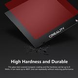 Creality Official Ender 3 Glass Bed 3D Printer Platform, 235x235MM Tempered Glass Plate Build Surface for Ender 3 PRO/Ender 5 PRO/Ender 3 S1/Ender 3 Neo/Ender 3 V2 Neo, Good Adhesion Remove Easily Creality