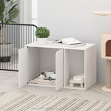 Furinno Peli Litter Box Enclosure, Solid White Furinno