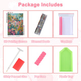 DOMROM City Diamond Painting Kits for Adults, Landscape Diamond Art Kits for Adults Beginner, DIY Diamond Dots Paint by Diamonds Art and Crafts for Hobbies, Gifts, Home Art Decor 12x16 inch DOMROM