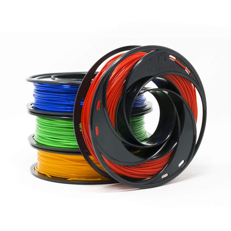 Gizmo Dorks PLA Filament for 3D Printers 1.75mm 200g, 4 Color Pack Multicolor- Blue, Green, Orange, Red Gizmo Dorks