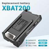 ARyee XBAT200 25.2V 4.0Ah Battery Compatible with Shark XBA-T200 Shark ION Rocket IONFlex ION F80 IONFlex 2X Cordless Vacuums Lithium Battery ARyee