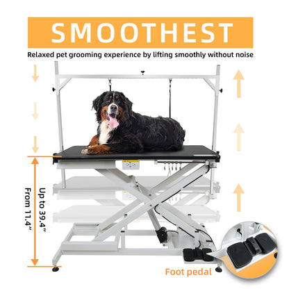 shernbao Pet Dog Grooming Table Electric & Heavy Duty 50in - WoodArtSupply