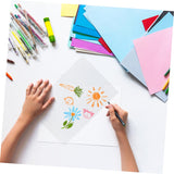 TOPPERFUN Heat Shrinkable Sheets for DIY 5pcs Shrinkable Art Film Paper Craft Making Kindergarten Creative Portable 11.42 x 7.87 Inches Heat Oven Shrinking TOPPERFUN