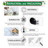 6FT Rooster Inflatables Christmas Spring, Farm Ranch Blow up Animals Cute Chicken, Decorations Outdoor Yard Built-in LED Lights Big Large Decor Party Lawn Holiday Outside DomKom