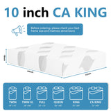 California King Mattress, 10 Inch Gel Memory Foam Cal King Mattress, Removable Washable Cover, Mattresses in a Box, Medium Firm Pressure Relief & Upgraded Support, Motion Isolation, CertiPUR-US Pamag pieeoo