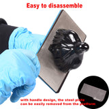 BIQU Resin Build Plate+Magnetic Sheet,202X128mm Resin Flexible Steel Plate Flex Bed for Anycubic Mono X,Anycubic Photon X,Smart kumitsu KL9 3D Printer(8x5inch),Sliver BIQU