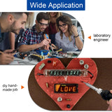 Soldering Iron Kit Soldering Kit With Temperature Adjustable Electric Soldering Gun,60w 110v Soldering Iron With Ceramic Heater,5pcs Different Soldering Tips Soldering Iron Stand (Blue) Vanwoke