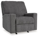 Signature Design by Ashley Rannis Casual Manual Rocker Recliner, Gray Signature Design by Ashley