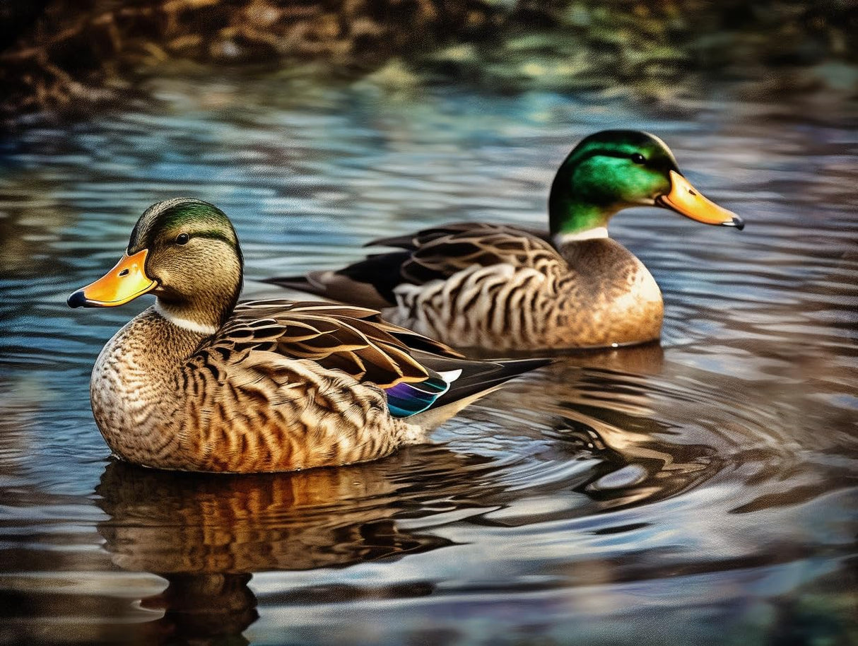 Generic Diamond Art Painting Mallard and Water Duck Mallard Flying Lake Animals Wildlife（11） Kit for Adults Diamond Art Painting by Number Kits Gem Art Wall Home Decor(Canvas 11.8 x15.8inch) Generic