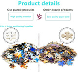 Jigsaw Puzzles 1000 Pieces for Adults -Basketball Ball on fire- Premium Wooden Perfect Interlocking Clear Printing YINGJIEKISSU