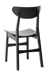 Safavieh Home Lucca Retro Black Dining Chair, Wood, Set of 2 Safavieh