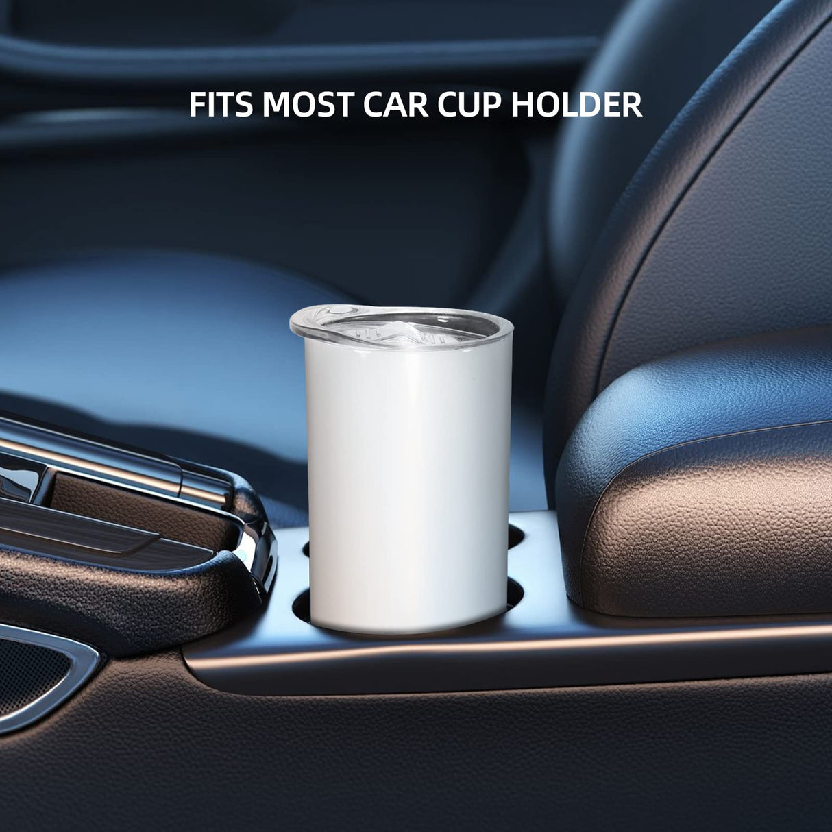 AGH 6 Pack 15OZ Sublimation Tumblers Straight Cups,Double Wall Vacuum Insulated Sublimation Tumblers with Straw,Polymer Coating for Heat Transfer AGH